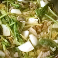 maco33's cooksnap of when they made さば水煮缶deかぶ菜と油揚げの炒め煮.