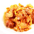Pallotta's cooksnap of when they made 砂肝と鶏皮のピリ辛炒め.