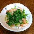 hiromi17's cooksnap of when they made エビのコリアンダー炒め.