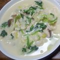 文字バチ's cooksnap of when they made 糖質制限！低糖質カルボナーラ風スープ♪.