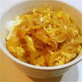 みかりんさん。's cooksnap of when they made 簡単♪まかない☆きつねの卵とじ丼.