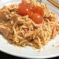 クックSXMTBN☆'s cooksnap of when they made 糖質0g麺でミニトマトナポリタン.