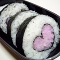しろくまラッコ's cooksnap of when they made ラブリー♡ハートの巻き寿司♡(キャラ弁).