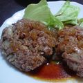 リホコ's cooksnap of when they made 美味！酒粕ハンバーグ.