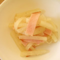 なつなつめぐめぐ's cooksnap of when they made 大根とハムの炒め物.