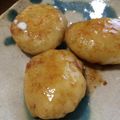 ライオンのスキッピィ's cooksnap of when they made 甘辛ガーリックバター醤油☆いも餅♪.