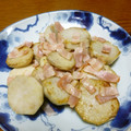 B子chan's cooksnap of when they made さといもとベーコンのささっと炒め～.