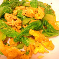 まりポコ's cooksnap of when they made レタスと卵の塩こしょう炒め.