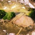 premegu's cooksnap of when they made ＊塩麹鮭としめじのホイル蒸し＊.