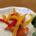 あき0304's cooksnap of when they made パプリカとウインナーの炒め物★.