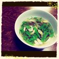 ASWEETCAFE's cooksnap of when they made 食欲増進♥️梅香る豆腐の和風スープ.
