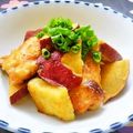 卯月のうさぎ２０１４'s cooksnap of when they made ♪鶏むね肉とさつま芋のカレーな照り焼き♪.
