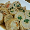 tototoko's cooksnap of when they made 和風煮物☆彡油揚げの肉巻きろーる.