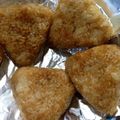 み1046sa's cooksnap of when they made だしが決め手！チーズin☆　焼きおにぎり.