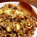 hinata217's cooksnap of when they made 鶏肉とたっぷりねぎの柚子胡椒チャーハン.