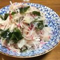 Blue Apple's cooksnap of when they made 簡単！美味い大根サラダ✨.
