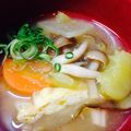 mantacarp's cooksnap of when they made 簡単ズボラに☆豚汁.