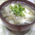 yasutonton's cooksnap of when they made ニラ玉しめじの和風スープ.