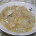 yasutonton's cooksnap of when they made 白菜・ちくわ・油揚げのあんかけ.