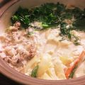 Ｍもぐもぐ's cooksnap of when they made 温まる~（●＾o＾●）絶品♪牛乳鍋.