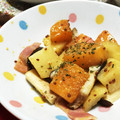 ゆかねこ。's cooksnap of when they made 柿とじゃがいものこんがりマヨ醤油ソテー.