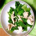 べじたりあーん's cooksnap of when they made わさび菜とささみの海苔サラダ.
