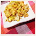咲ママ。's cooksnap of when they made 白菜と卵だけ♪ささっと炒め♡.