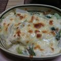 かにゃ～にゃ's cooksnap of when they made カブとささみの✿ふわふわ✿豆腐✿グラタン.