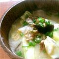 elmoキッチン's cooksnap of when they made キャベツ！後のせシャキシャキお味噌汁.