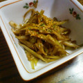 桃子san's cooksnap of when they made うどの皮のきんぴら.