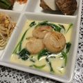まっきー♪３７'s cooksnap of when they made ホタテのポアレ〜ほうれん草クリーム添え〜.