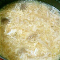 ＹＫＮ４．３'s cooksnap of when they made あったか生姜ときのこのトロりん卵スープ.