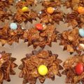 four santa's cooksnap of when they made チョコレートクリスピーケーキ.