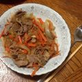 Lilmidi's cooksnap of when they made 砂糖もお水も使わない牛丼☆.