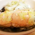 ※Kei's cooksnap of when they made 鮭の塩レモンタジン蒸し.