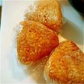 ducarin's cooksnap of when they made フライパンで作る、簡単！焼きおにぎり.