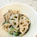 なしゆこ's cooksnap of when they made 蓮根とオクラの黒ゴママヨサラダ.