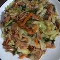ゆうたんのママさん's cooksnap of when they made ボンレスハムとチンゲン菜の中華風野菜炒め.