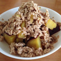 なないろの雪's cooksnap of when they made サツマイモとひき肉の煮物.
