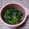 sa-cha-som's cooksnap of when they made 菜の花のおひたし.