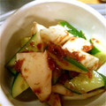 rinco821's cooksnap of when they made きゅうりと長いもの梅肉和え.