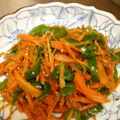 ひろむず's cooksnap of when they made ∮人参とピーマン✰ごま味噌✰彡きんぴら∮.