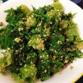あさ's cooksnap of when they made わさび菜のゴマ和え.