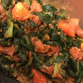 ゆーcha's cooksnap of when they made トマトとひき肉のポパイ炒め.