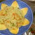 erikazu27's cooksnap of when they made 簡単！フライパンでエビピラフ.
