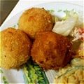 naomi1's cooksnap of when they made さつまいものコロコロッケ♪(´ε｀ ).