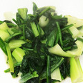sugarin's cooksnap of when they made ♪青梗菜とほうれん草のごま油いため♪.
