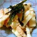 さや桜's cooksnap of when they made 山芋と明太子のバター炒め.