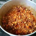 咲はな子's cooksnap of when they made タマネギ＆牛肉＆お豆たっぷりチリコンカン.