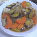 きるな's cooksnap of when they made さつま芋と鶏もも肉のほっくり煮.